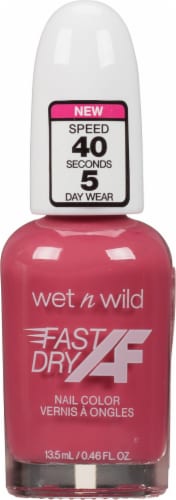 Wet N Wild Fast Dry AF Nail Color - Happy Rosy Day Perspective: front