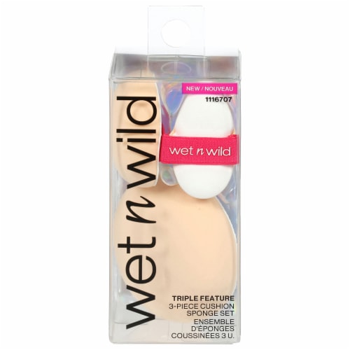 Wet n Wild Triple Feature Cushion Sponge Set Perspective: front