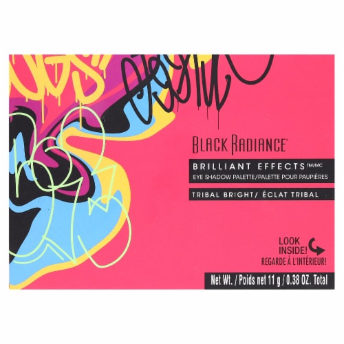 Black Radiance® Brilliant Effects™ Shadow Palette - Tribal Bright Eye Perspective: front