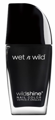 Wet N Wild Wild Shine Glow in the Dark Top Coat Nail Color Perspective: front