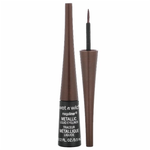 Wet n Wild® Megaliner® Liquid Eyeliner - Metallic Brown 112A Perspective: front