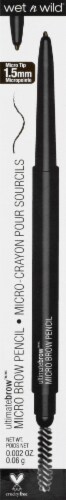 Wet n Wild Ultimate Brow™ Micro Deep Brown Eyebrow Pencil Perspective: front