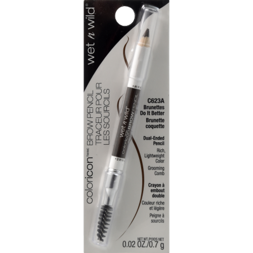 Wet n Wild Color Icon C623A Brunettes Do It Better Brow Pencil Perspective: front
