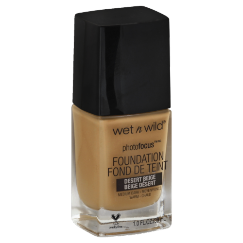 Wet n Wild® PhotoFocus™  Liquid Foundation - Desert Beige Perspective: front
