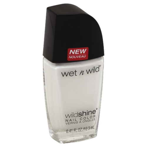 Wet n Wild® WildShine® French White Cream Nail Polish Perspective: front