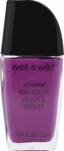 Wet n Wild® WildShine™ Who is Ultra Violet Nail Polish Perspective: front