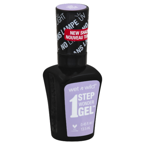 Wet n Wild Lilac A Virgin 1 Step Wonder Gel Nail Polish Perspective: front