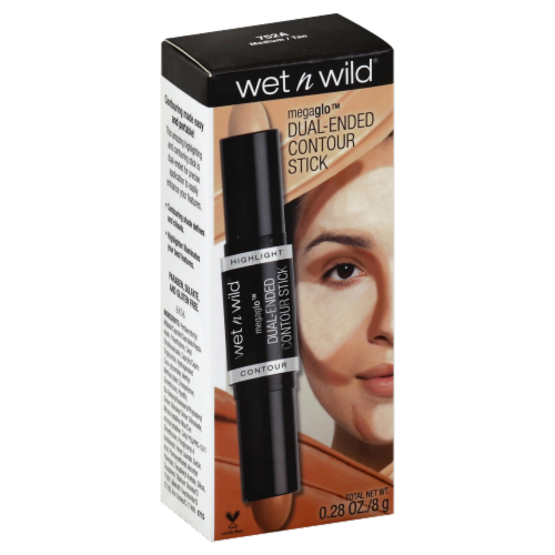 Wet n Wild® Megaglo™ Dual End Medium/Tan Contour Stick Perspective: front