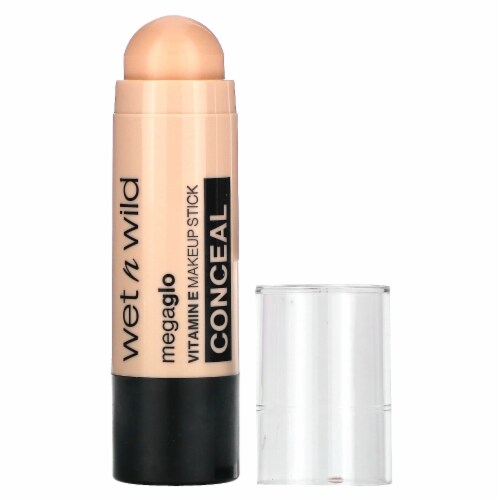 Wet n Wild MegaGlo Makeup Stick Concealer, Nude for Thought, 0.6 oz Perspective: front