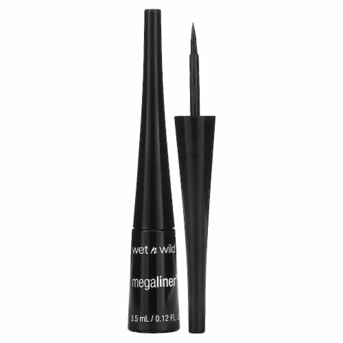 Wet n Wild Megaliner Black Noir Liquid Eye Liner Perspective: front