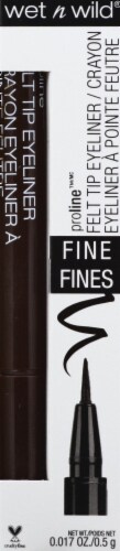 Wet n Wild ProLine Felt Tip Eyeliner, Dark Brown 876B, 0.017 oz Perspective: front