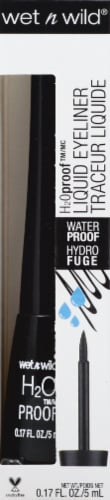 Wet n Wild 879 Black Noir H2O Proof Liquid Eye Liner Perspective: front