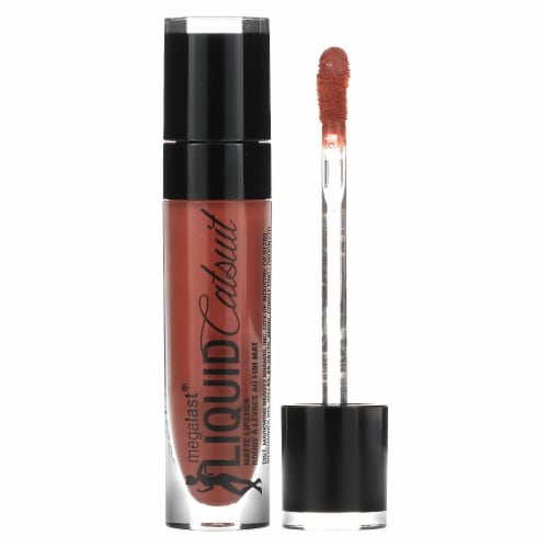 Wet n Wild Mega Give Me Mocha Last Liquid Catsuit Matte Lipstick Perspective: front