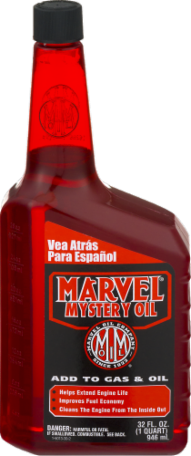 Marvel Quart Mystery Oil Gas Treatment MM13R Perspective: front