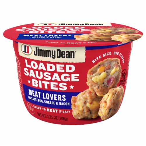 Jimmy Dean® Meat Lovers Loaded Sausage Bites Perspective: front