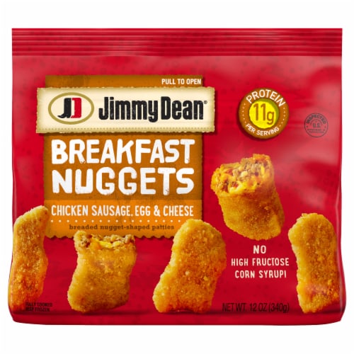 Jimmy Dean® Chicken Sausage Egg & Cheese Breakfast Nuggets Perspective: front
