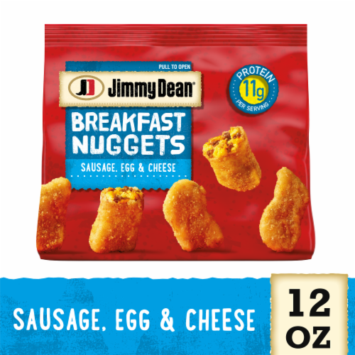 Jimmy Dean® Sausage Egg & Cheese Breakfast Nuggets 12 oz Perspective: front