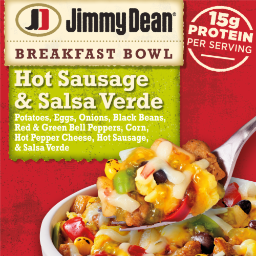 Jimmy Dean® Hot Sausage & Salsa Verde Breakfast Bowl Perspective: front