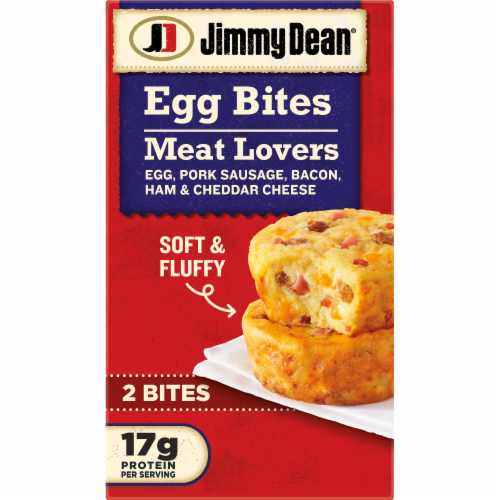 Jimmy Dean® Meat Lovers Frozen Breakfast Egg Bites Perspective: front