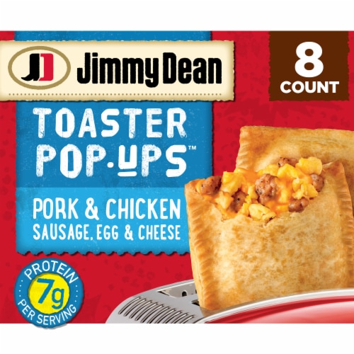 Jimmy Dean® Toaster Pop-Ups™ Sausage Egg & Cheese Pastries Perspective: front