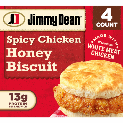 Jimmy Dean Spicy Chicken Honey Biscuit Perspective: front