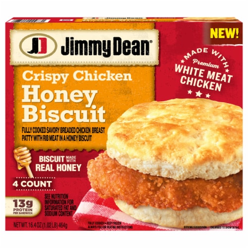 Jimmy Dean® Crispy Chicken Honey Biscuit Perspective: front