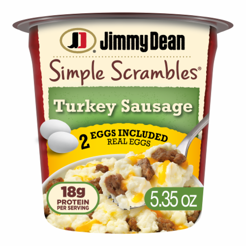 Jimmy Dean Simple Scrambles Turkey Sausage Perspective: front