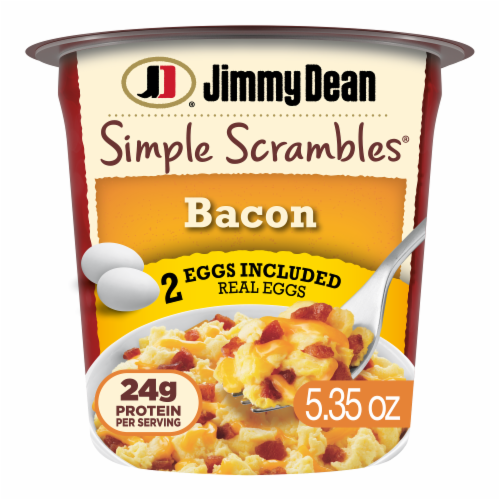 Jimmy Dean Simple Scrambles Bacon Perspective: front