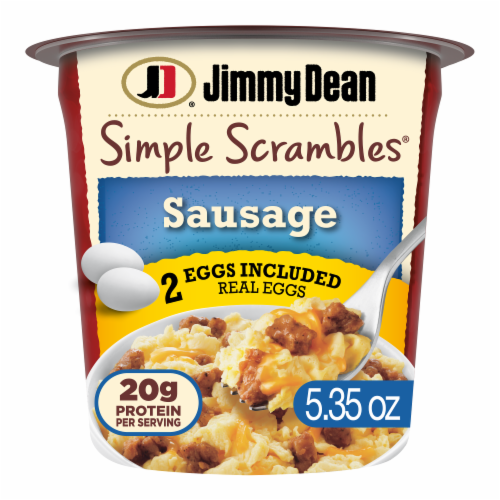 Jimmy Dean Simple Scrambles Sausage Perspective: front