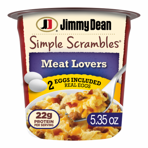 Jimmy Dean Simple Scrambles Meat Lovers Perspective: front