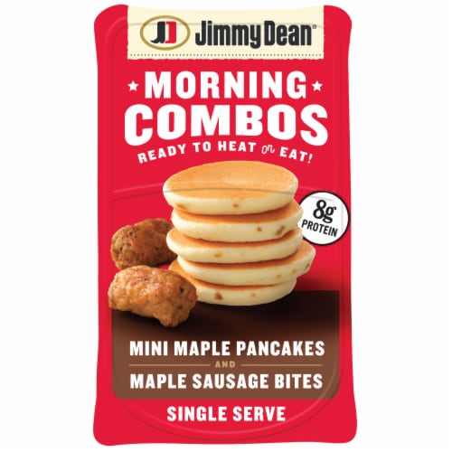 Jimmy Dean® Morning Combos, Mini Maple Pancakes and Maple Sausage Bites Perspective: front