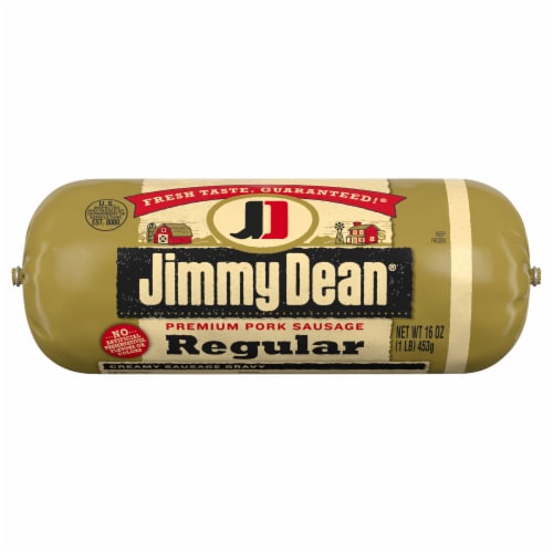Jimmy Dean® Regular Premium Pork Breakfast Sausage Roll Perspective: front
