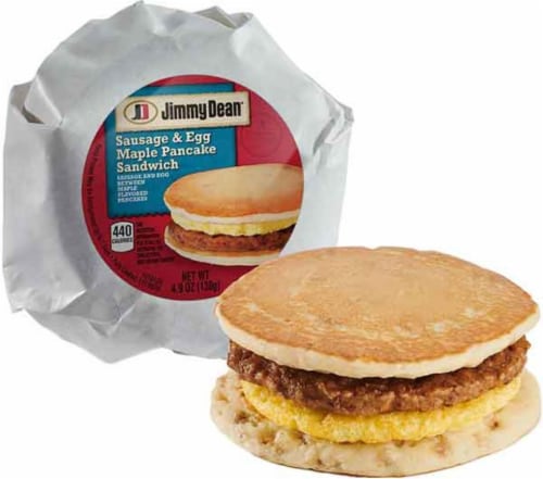 Jimmy Dean® Sausage & Egg Maple Pancake Sandwich Perspective: front