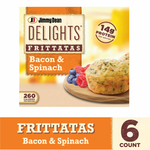 Jimmy Dean Delights® Bacon and Spinach Frittatas Perspective: front