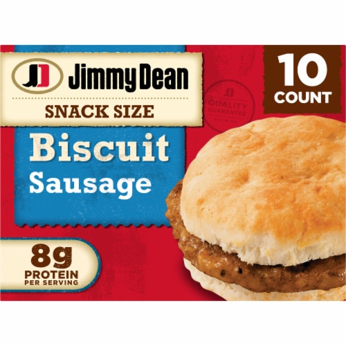 Jimmy Dean® Snack Size Sausage Biscuit Frozen Breakfast Sandwiches Perspective: front