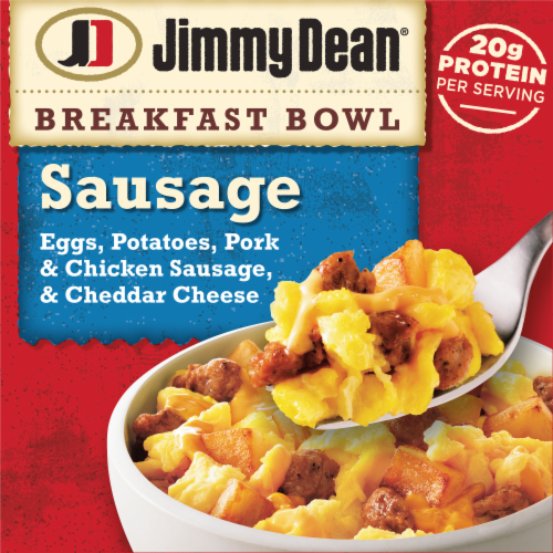 Jimmy Dean Sausage Egg Cheese Frozen Breakfast Bowl 7 oz Kroger