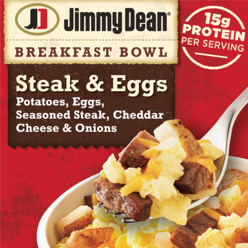 Jimmy Dean Breakfast Bowl Steak & Eggs Frozen Perspective: front