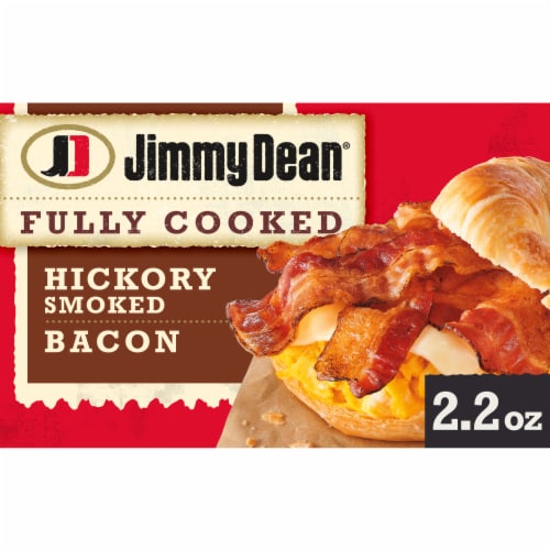 Jimmy Dean Fully-Cooked Bacon Hickory Smoked Perspective: front