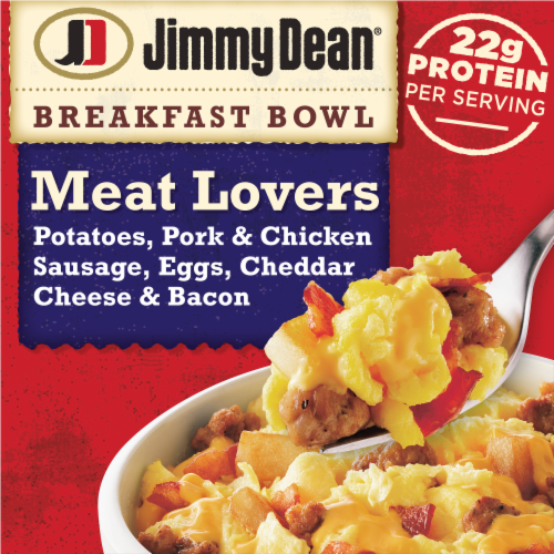 Jimmy Dean® Meat Lovers Frozen Breakfast Bowl