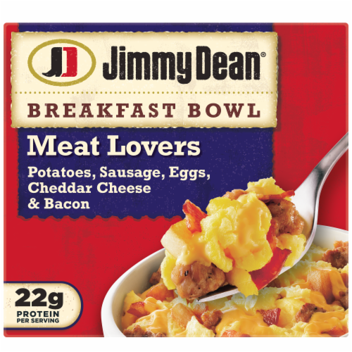 Jimmy Dean® Meat Lovers Frozen Breakfast Bowl Perspective: front
