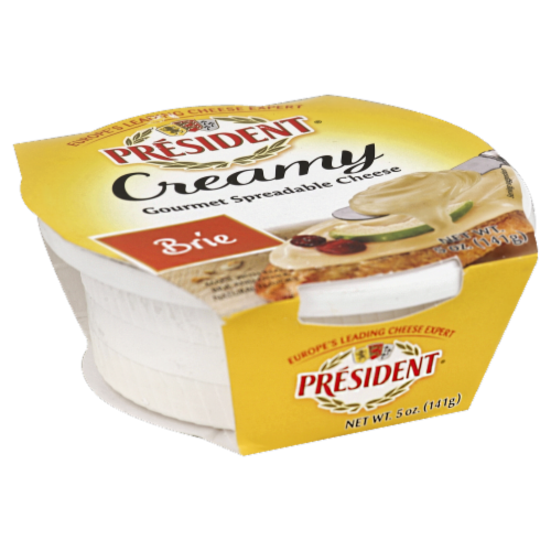 President Brie Creamy Spread Perspective: front