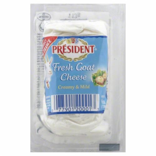 President Fresh Goat Cheese Perspective: front