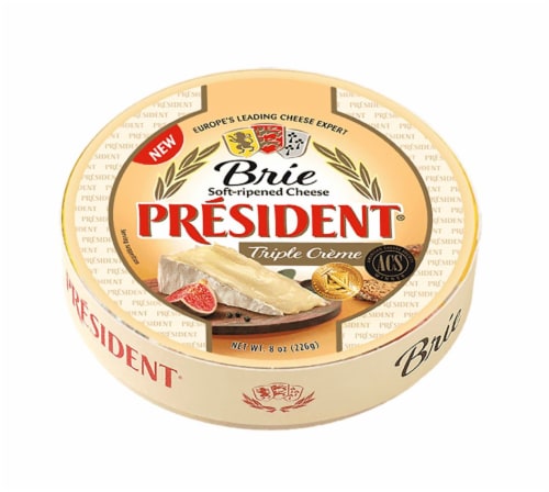 President Brie Triple Creme Perspective: front