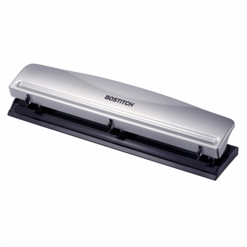 Bostitch 3-Hole Punch - Silver Perspective: front