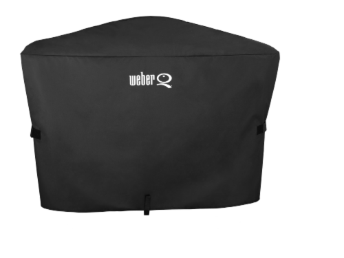Weber Black Q2000 & Q3000 Series Grill Cover Perspective: front