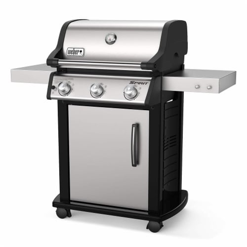 diktator Byblomst sav Weber-Stephen Products 258697 S315 Stainless Steel LP Gas Grill, 1 - Baker's