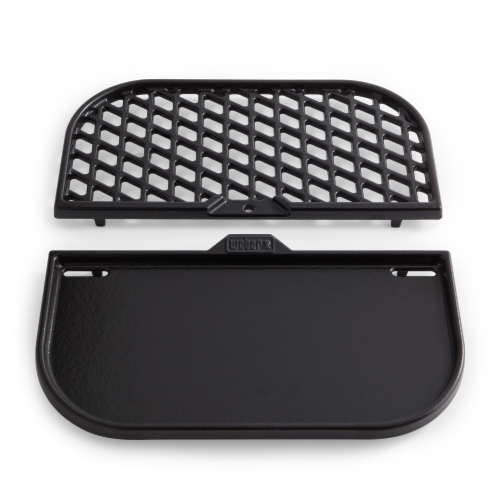 Weber Cast Iron Grill & Griddle Station Perspective: front