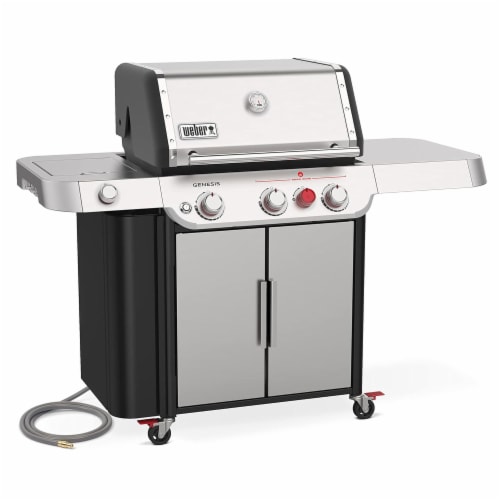Weber gas grill silver new arrivals