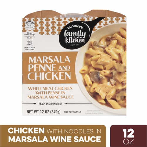 Blount's Family Kitchen Chicken With Noodles In Marsala Wine Sauce Perspective: front