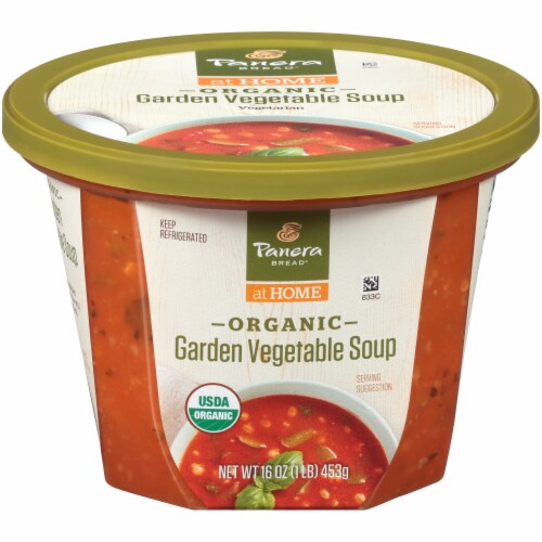 Panera Bread® Organic Garden Vegetable Soup Perspective: front